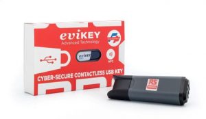Mit der neuen Serie EVIKEY ONE NFC bietet RS Components sichere und energieautarke USB-Sticks. (© RS Components)
