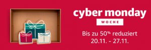 Festtagsstimmung: Amazon.de berichtet über die erfolgreichste Cyber Monday Woche aller Zeiten. 
