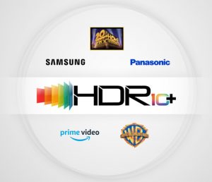 20th Century Fox, Panasonic und Samsung präsentierten auf der CES 2018 eine technische Demonstration der neuesten HDR10+ Technologie. Für Konsumenten ist der neue Standard an einem eigenen Logo erkennbar.
