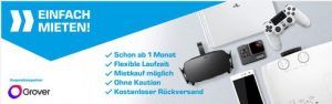 Auch bei Saturn in Deutschland können sich Kunden künftig Produkte für einen selbst gewählten Zeitraum ausleihen. Der Elektronikhändler kooperiert für das Miet-Modell mit dem Berliner FinTech-StartUp Grover, das auch schon mit Media Markt sowie Conrad zusammenarbeitet.