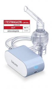 Das Inhalationsgerät IH 60 von Beurer wurde vom ETM Testmagazin mit „gut“ bewertet. Das Gerät sei „klein, leicht und flüsterleise“. 