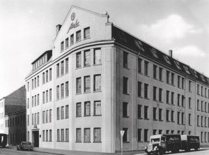 In diesem Gebäude in der Leyher Straße Fürth begann Paul Metz 1938 als TAM – Transformatoren- und Apparatefabrik Metz.
