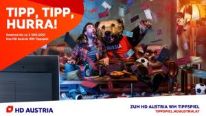 Der Startschuss zum kostenlosen HD Austria WM Tippspiel ist gefallen. Dabei können Teilnehmer bis zu 500.000 Euro und zahlreiche Sachpreise gewinnen.
