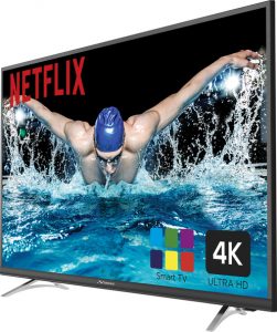 …sowie LED-Fernseher mit Auflösungen bis zu 4K Ultra HD und Smart TV mit Netflix, YouTube und weiteren Apps.
