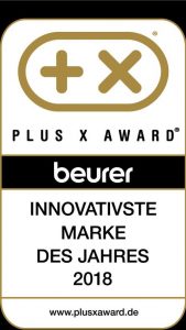 Beurer verteidigte seinen Titel als „Innovativste Marke des Jahres“ und erhielt die höchste Auszeichnung des Plus X Award bereits zum achten Mal in Folge! 