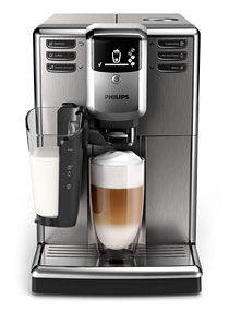 Philips präsentiert das Kaffeevollautomatenmodell 5000 mit LatteGo Milchsystem. „Dieses ermöglicht cremigen Milchschaum so einfach wie noch nie und ist unser am schnellsten zu reinigendes Milchsystem“, verspricht Philips.