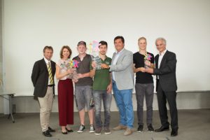 Die Sieger des 16. internationalen Lehrlingswettbewerbs der Elektro-, Gebäude- und Alarmtechniker in Kärnten.