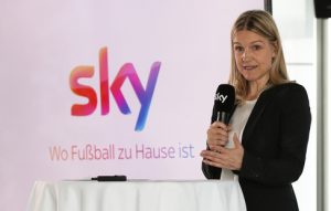 Christine Scheil, Geschäftsführerin Sky Österreich, nahm zu den Überlegungen der Regierung Stellung. (© GEPA pictures)