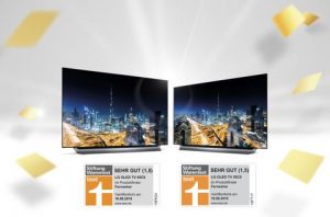 Für die OLED-TVs der Serie C8 darf sich LG gleich zwei Mal über die Note „Sehr gut” von der Stiftung Warentest freuen. (©LG Electronics)