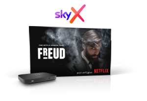 Mit den neuen Funktionen der Sky X Streaming Box will Sky einen noch einfacheren Weg zu bestem Fernsehen ermöglichen.