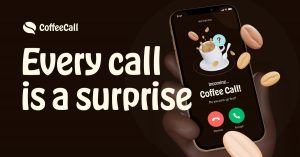 Die CoffeeCall App bringt das zufällige Gespräch an der Kaffeemaschine ins Home-Office – zur „sozialen Unterstützung”.