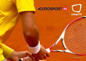 Eurosport 4K und simpliTV bringen die Tennisstars der Roland-Garros French Open in gestochen scharfer UHD-Qualität ins Wohnzimmer.