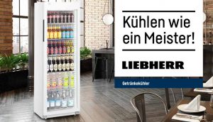 Mit „limitierten Flaschenkühlern zum Sonderpreis“ startet Liebherr anlässlich der Fußball-EM.