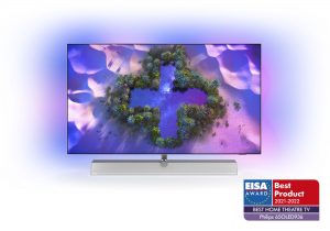 Der 65 Zoll Philips OLED+936 TV wurde von der EISA zum „Home Theatre TV 2021-2022“ ausgezeichnet.