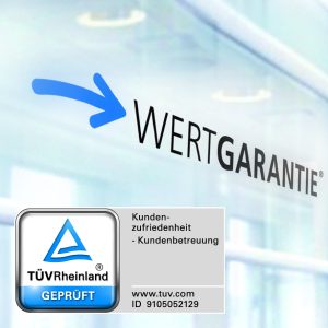 TÜV Rheinland hat dem Kundenservice von Wertgarantie wieder Bestnoten ausgestellt.