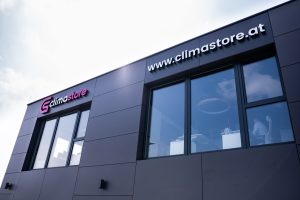 Climastore ist mit zwei eigenen Standorten – hier der Showroom in Neunkirchen – präsent und setzt in Richtung Endkunden auf ein flächendeckendes Netz an Fachpartnern.