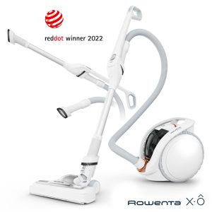 Der kabellose X-Ô Bodenstaubsauger von Rowenta wurde mit dem „Red Dot Award 2022: Product Design“ ausgezeichnet. Die Staubsauger-Innovation bestach besonders durch ihre ergonomische Handhabung sowie ihren „modernen, ästhetisch ansprechenden Look“.