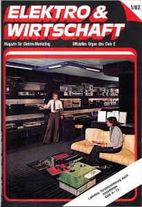 Die erste Ausgabe der E&W, damals noch unter dem Titel „Elektro & Wirtschaft“, erschien im Jänner 1982.