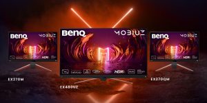 BenQ präsentiert drei Flaggschiff-Gaming-Monitore zur gamescom 2022: EX480UZ, EX270M und EX270QM.