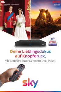 Sky Österreich geht mit der Marketingkampagne 'Drück lieber den richtigen Knopf' in die nächste Runde und stellt sein Doku-Programm in den Fokus.