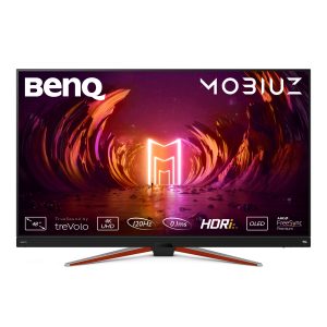 BenQ MOBIUZ EX480UZ ist der erste BenQ Gaming Monitor mit OLED Technologie, 48 Zoll Bildschirmdiagonale und 4K-UHD-Auflösung.
