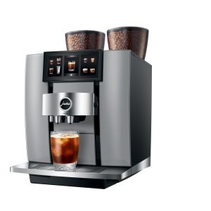 Der Kaffeevollautomat Jura GIGA W10 glänzt in jedem Premium-Umfeld, in dem täglich etwa 50 Kaffeespezialitäten zubereitet werden.