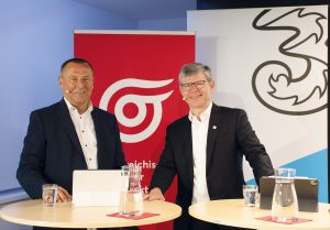 „Die Zusammenarbeit ist ein Meilenstein für die Telekommunikations-Landschaft Österreichs“, betonten Drei CEO Rudolf Schrefl und öGIG CEO Hartwig Tauber bei der Vorstellung der Partnerschaft
