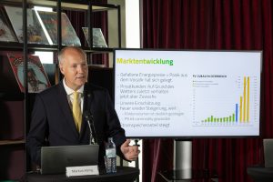 Markus König, Gründer und Geschäftsführer von suntastic.solar informierte bei der heurigen Jahrespressekonferenz über die Entwicklung des PV-Markts in Österreich.