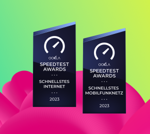 Gleich zwei Ookla Speedtest Awards – einen für Festnetz-Internet und einen für das Mobilfunknetz – konnte Magenta einheimsen.