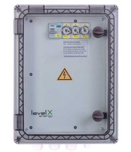 Die LevelX Energy Blackout-Box ermöglicht den Betriebt kritischer Verbraucher im Blackout-Fall.