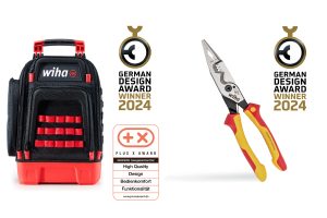 Die ausgezeichneten Preisträger – der Wiha Werkzeugrucksack sowie die Multifunktionszange 8in1 electric - unterstützen Anwender auf vielfältige Art und Weise im Profialltag.