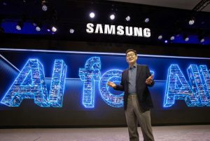 Einen Einblick in die AI-Visionen von Samsung gab in Las Vegas Jong-Hee (JH) Han, stellvertretender Vorsitzender, CEO und Leiter der Device eXperience (DX) Division von Samsung.