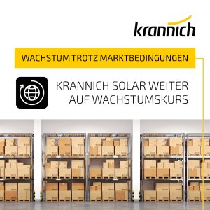 Der PV-Markt hat sich vergangenes Jahr verändert. In diesem Umfeld blieb Krannich Solar auch 2023 auf Wachstumskurs.