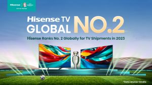 Hisense lieferte im Jahr 2023 mit 26,11 Millionen Stück das zweitgrößte TV-Volumen weltweit aus.