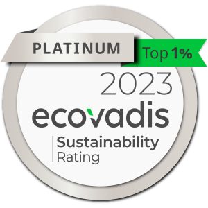 Die Organisation EcoVadis hat RS zum zweiten Mal in Folge mit einer Platinmedaille ausgezeichnet.