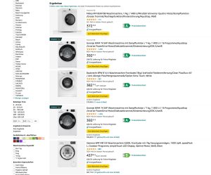 Auf Amazon.de findet man keine Produkte mehr von Miele. (Bild: Screenshot amazon.de)