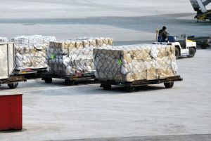Nach Daten von Branchenexperten fliegen Shein und Temu jeweils 4.000 bis 5.000 Tonnen Waren täglich aus. Das bedeutet: Jeden Tag müssen allein dafür über hundert Transportflugzeuge vom Typ Boeing 777 abheben.