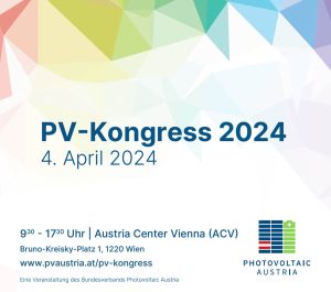 Am 4.April findet der PV-Kongress 2024 statt.
