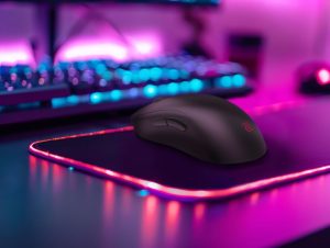 ZOWIE U2 is designed with better aiming accuracy, faster response times and faster click speeds in mind.