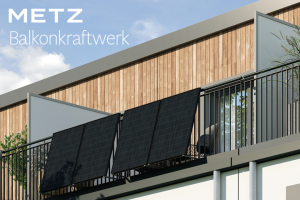 Metz stellt zwei Balkonkraftwerke vor