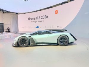 Die Zukunftvision des Newcomers wurde durch den Xiaomi Vision Gran Turismo symbolisiert.