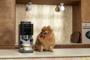 Eines der Messehighlights der Groupe SEB ist die besonders kompakte Bean-to-Cup-Maschine Coffee Crush von Krups.