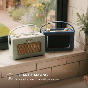 Der Revival Uno Solar verbindet Retro-Look mit moderner Solartechnik und macht Radio-Genuss unabhängig von der Steckdose.