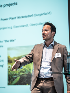 Boris Šešlija von Huawei Austria am Austrian Energy Day.